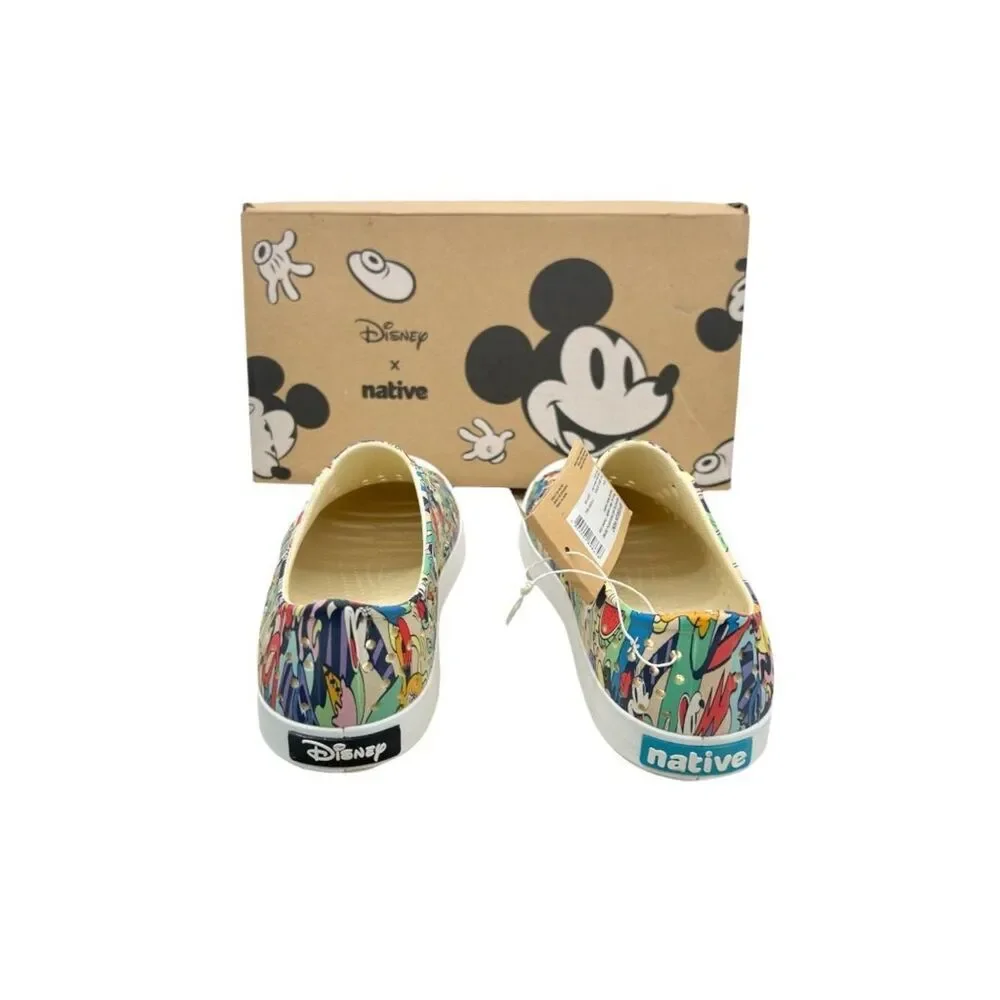 Native Kids X Disney Tropical Mickey Print Kids J4 Jefferson Slip On Shoe